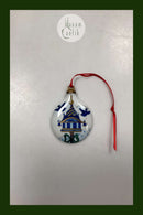 Royal Copenhagen Porcelain Drop Ornament - Jingle Bells 1988