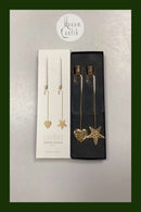 Georg Jensen Christmas Collectibles  Lyseholder - Hjerte og Stjerne 2015