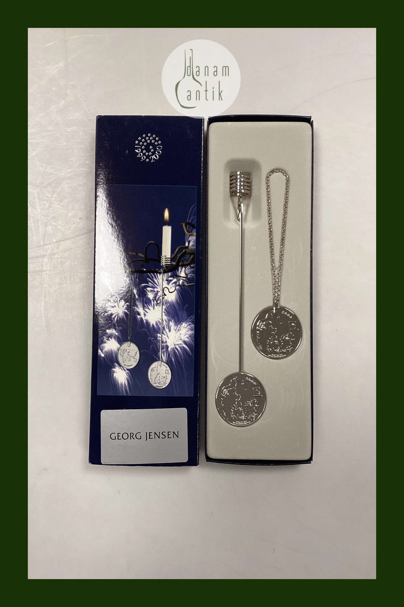 Georg Jensen Millennium Lyseholder og Ornament - 1999/2000