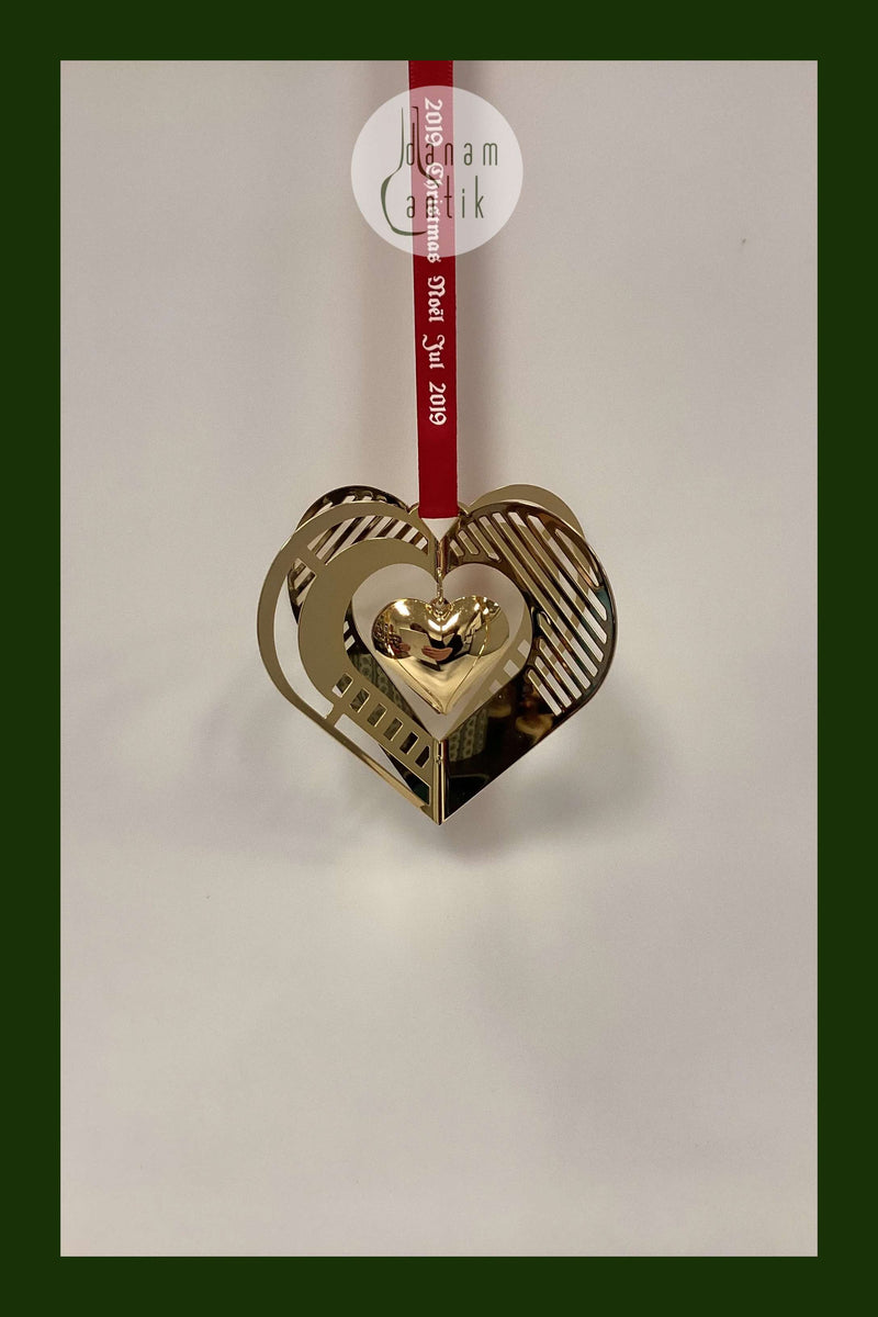Georg Jensen Christmas Clock 2019 - Heart