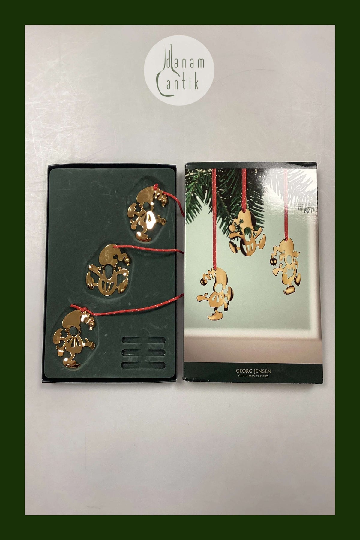 Georg Jensen Christmas Classics Julepynt - Nisser: Lysti, Frejdi og Bu