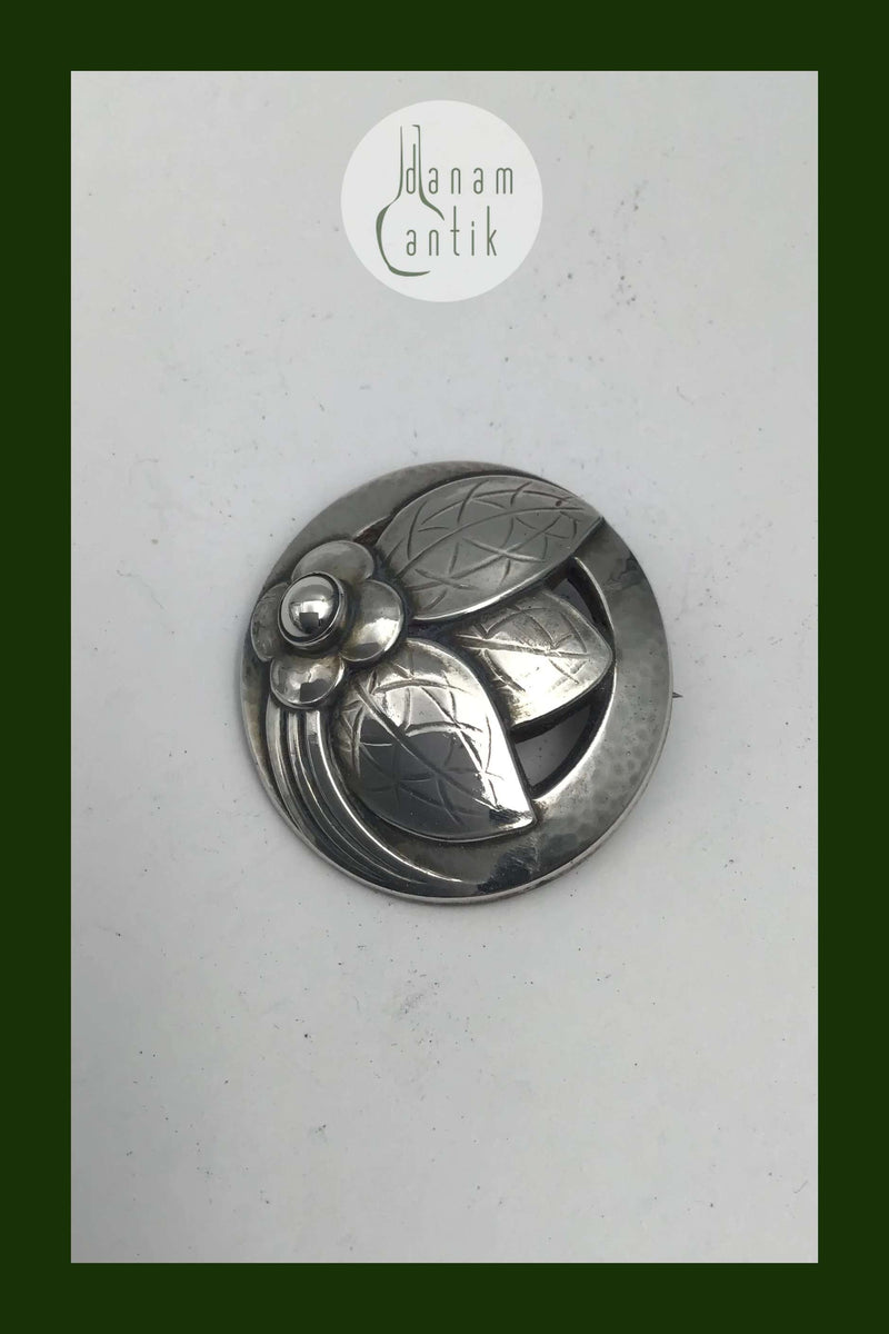 Georg Jensen Sterling Sølv Broche No. 127