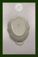 Bing og Grøndahl Saksisk Blomst, Creme Bladformet Fad No. 199