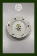 Bing og Grøndahl Saksisk Blomst, Creme Dyb Tallerken No. 22