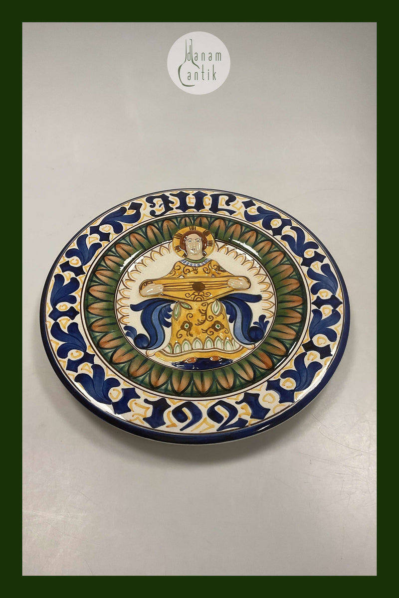 Aluminia Stor Juleplatte fra 1921