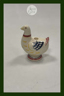 Aluminia Påske / Julehøne figur som lysestage