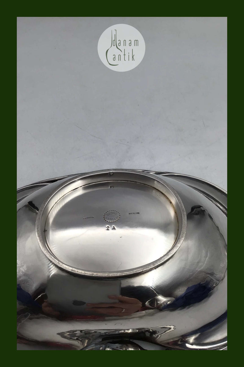 Georg Jensen Sterling Sølv Magnolia Skål No 2A