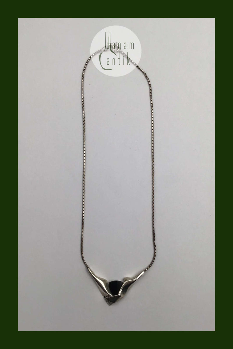 Niels Erik From Sterling Sølv Halskæde (Onyx)