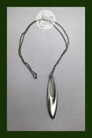 Georg Jensen Sterling Sølv Halskæde med Vedhæng No. 500 Zephyr