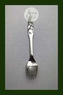 Cohr Sterling Sølv Barnegaffel (Kanin)