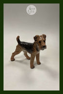 Dahl Jensen Figur Hund Airedale Terrier No. 1079