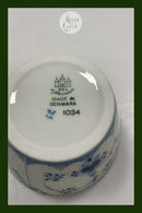 Bing og Grøndahl Blåmalet Musselmalet Hotel Sukkerskål No. 1034