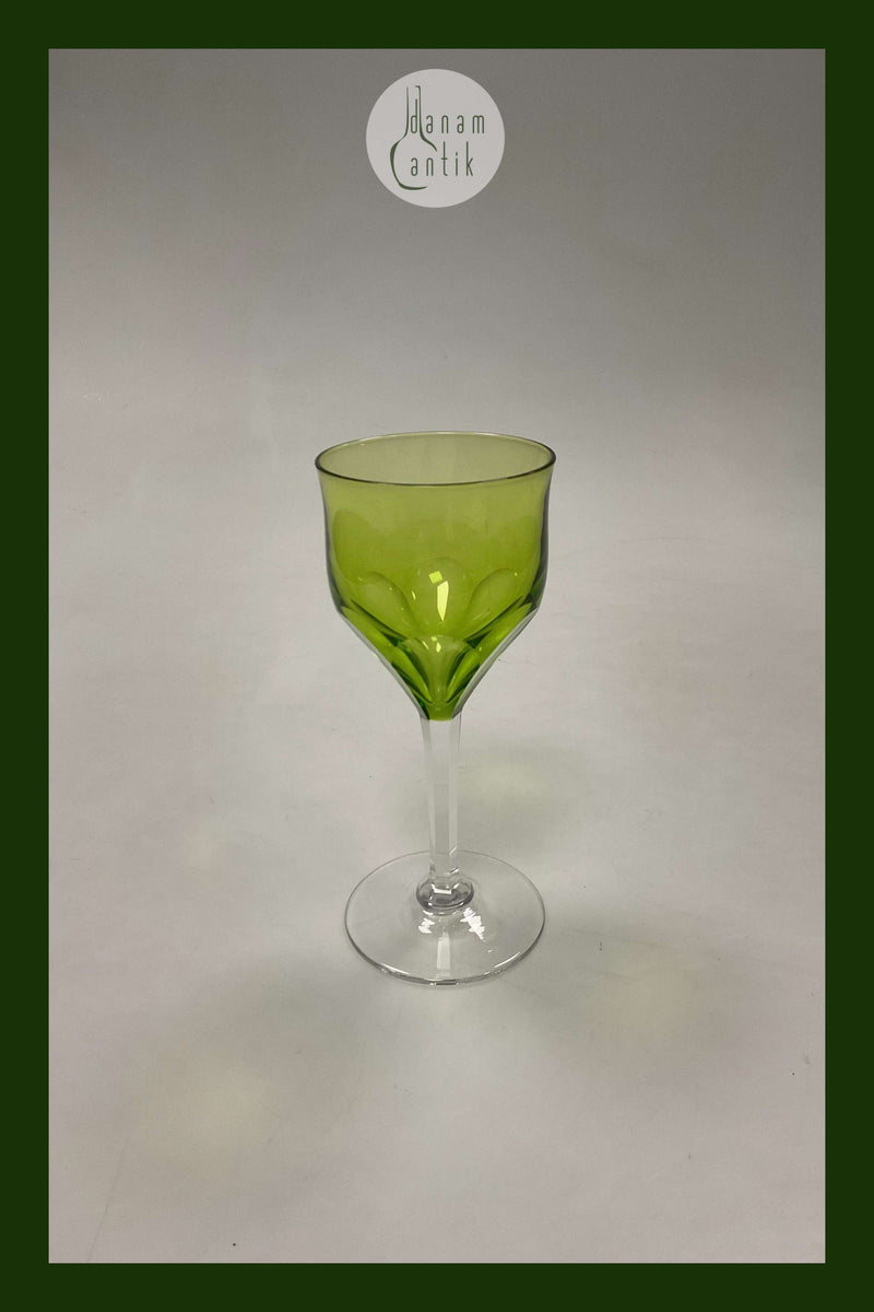 Oreste Holmegaard / Val. St. Lambert Hvidvinsglas / Grøn