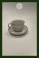 Bing og Grøndahl Glaseret Stentøj Coppelia Thekop med Underkop No 475