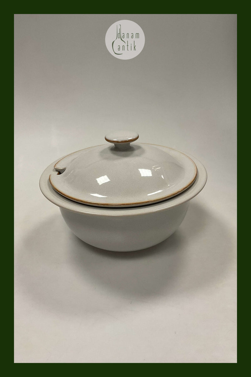 Bing og Grøndahl Glaseret Stentøj Coppelia Serveringsskål med Låg No 513