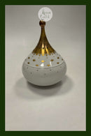 Bjørn Wiinblad Løgformet lågkrukke Rosenthal Studio Line Quatre Couleurs