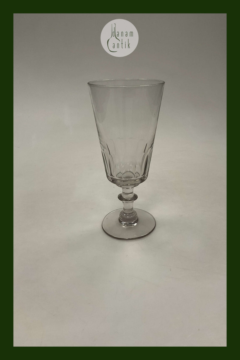 Holmegaard Wellington Porterglas halvt facetteret