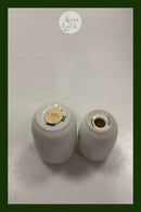 Royal Copenhagen Salto hvidt stel Salt og peberbøsse