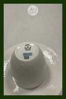 Royal Copenhagen Salto White dinnerware Coffee cup and saucer