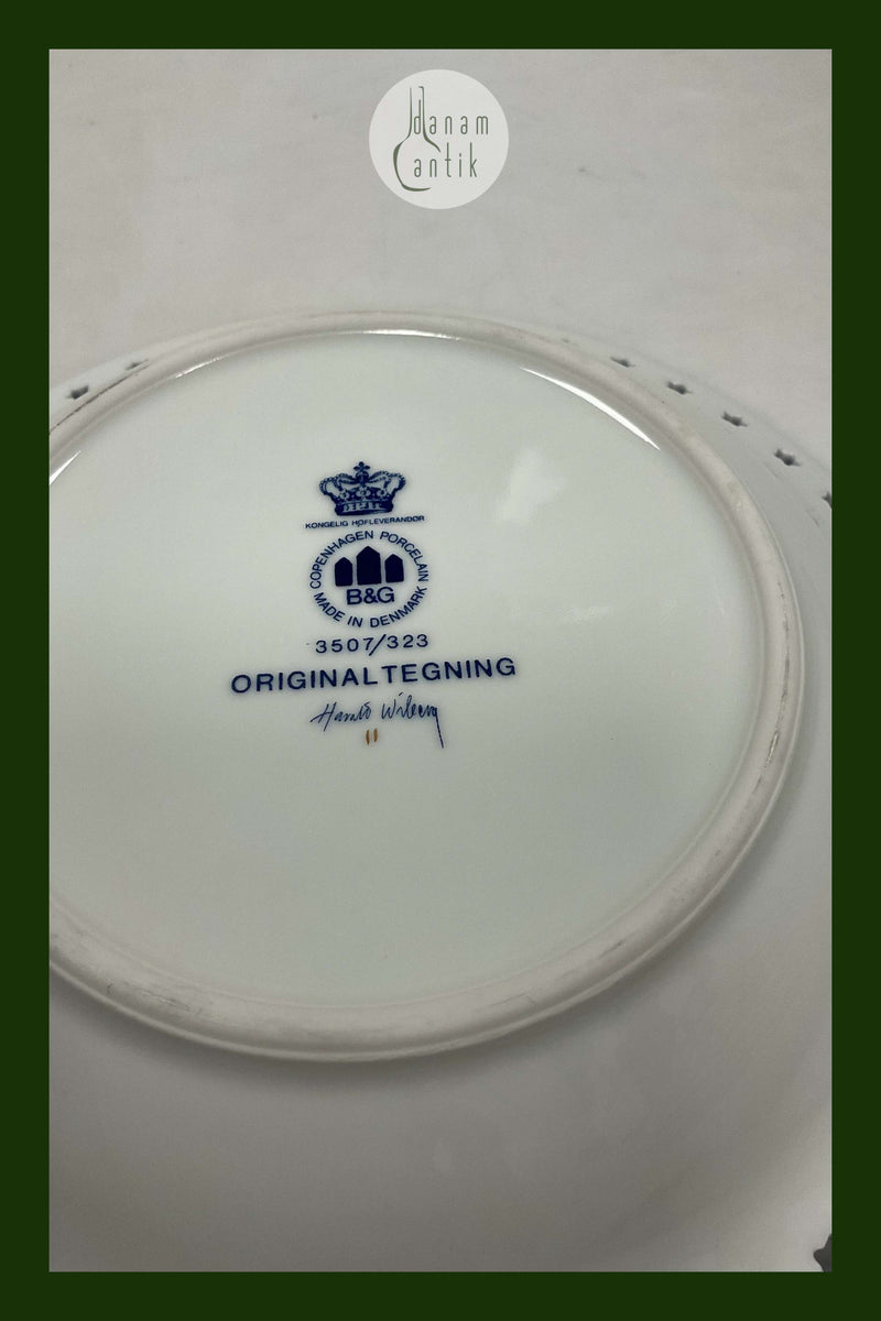 Bing og Grøndahl Harald Wiberg Julestel Dybtallerken No. 3507/323