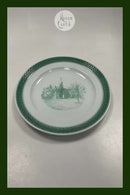 Royal Copenhagen Green Tranquebar Large Plate made for Kolonihaveforbundet