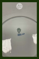 Royal Copenhagen Hvid Magnolia med uglasseret relief Spisetallerken No 625.