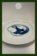 Bing og Grøndahl Henning Koppel Blå Ovalt Serveringsfad No 315