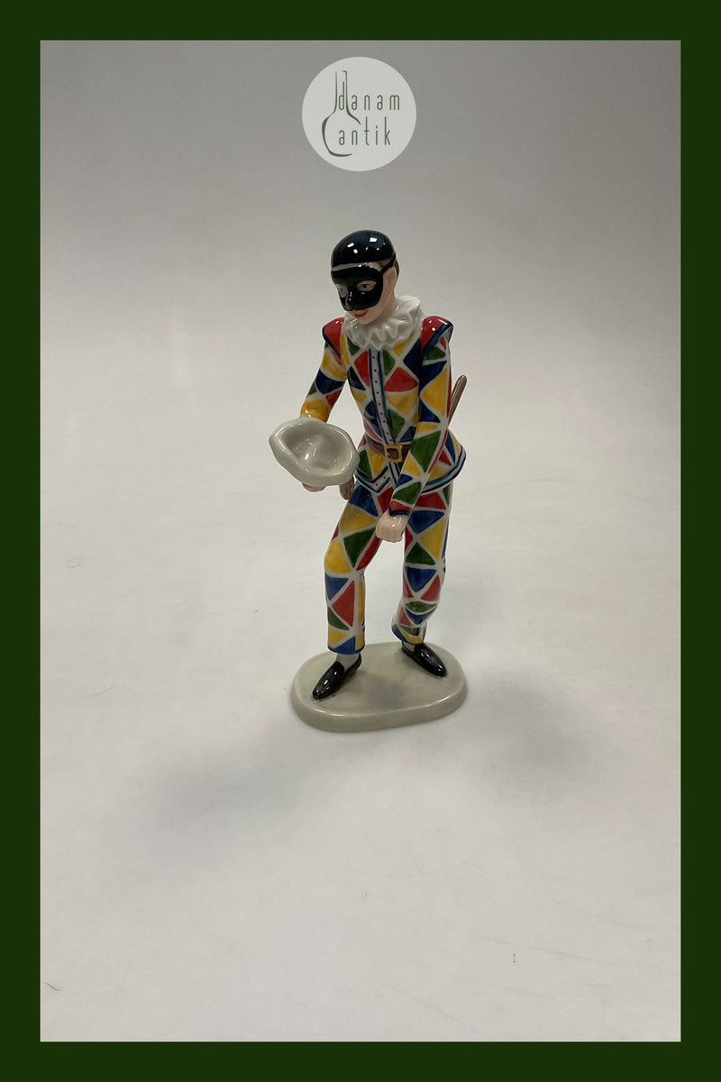 Royal Copenhagen Figurine Arlecchino La Commedia dell'Arte Italiana No