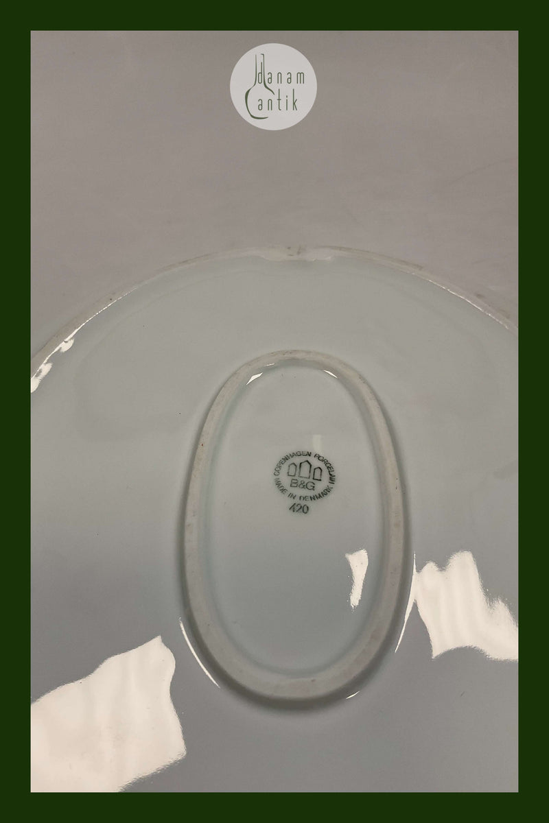 Bing og Grøndahl Henning Koppel Blå Oval Servingsfad No. 420