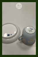 Tidlig Royal Copenhagen Art Nouveau Kop og underkop No 9