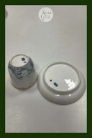 Tidlig Royal Copenhagen Art Nouveau Kop og underkop No 12