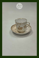 Tidlig Royal Copenhagen Art Nouveau Kop og underkop No 13