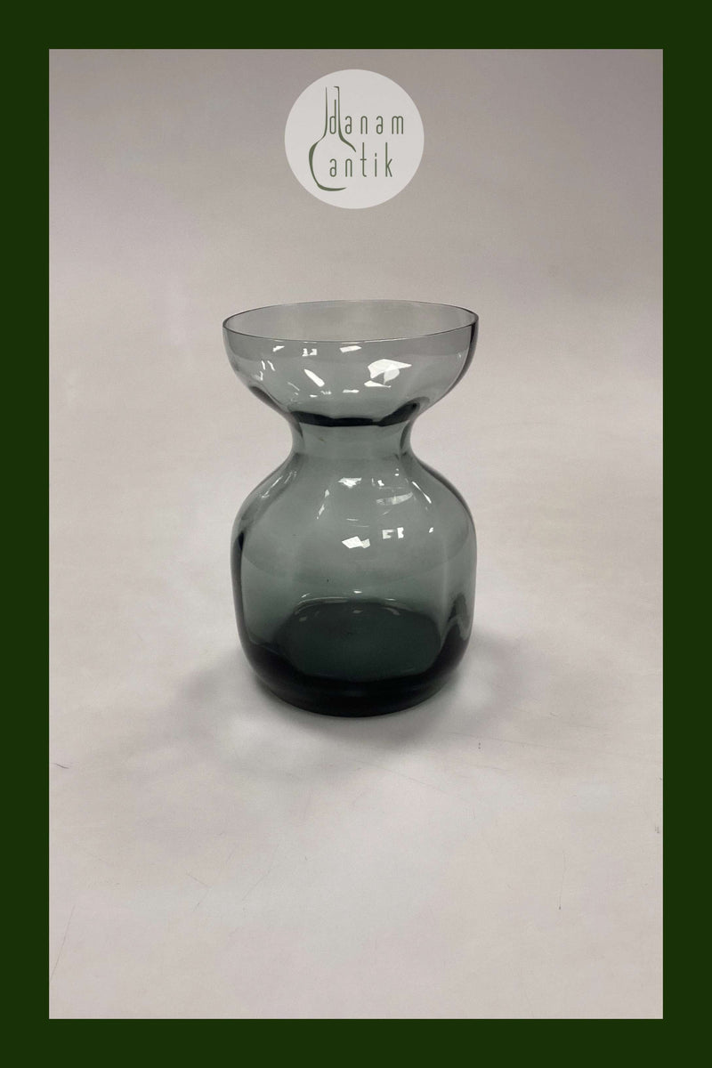 Grå/Smoke Blomsterløg Vase Holmegaard / Kastrup / Fyens Glasværk