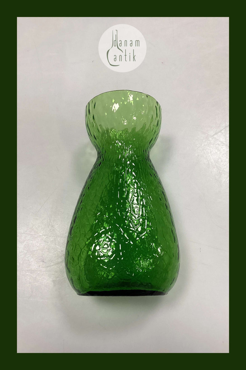 Græsgrøn Blomsterløg Vase Holmegaard / Kastrup / Fyens Glasværk