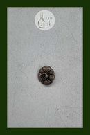 Georg Jensen Sølv Knap med sten No. 2