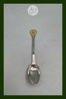 Hans Hansen Sterling Sølv Årsske 1984. Med Hjerte i gul emalje