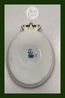 Royal Copenhagen Silhouette Flora Danica Royalty plate King Christian IX No RC-S1.