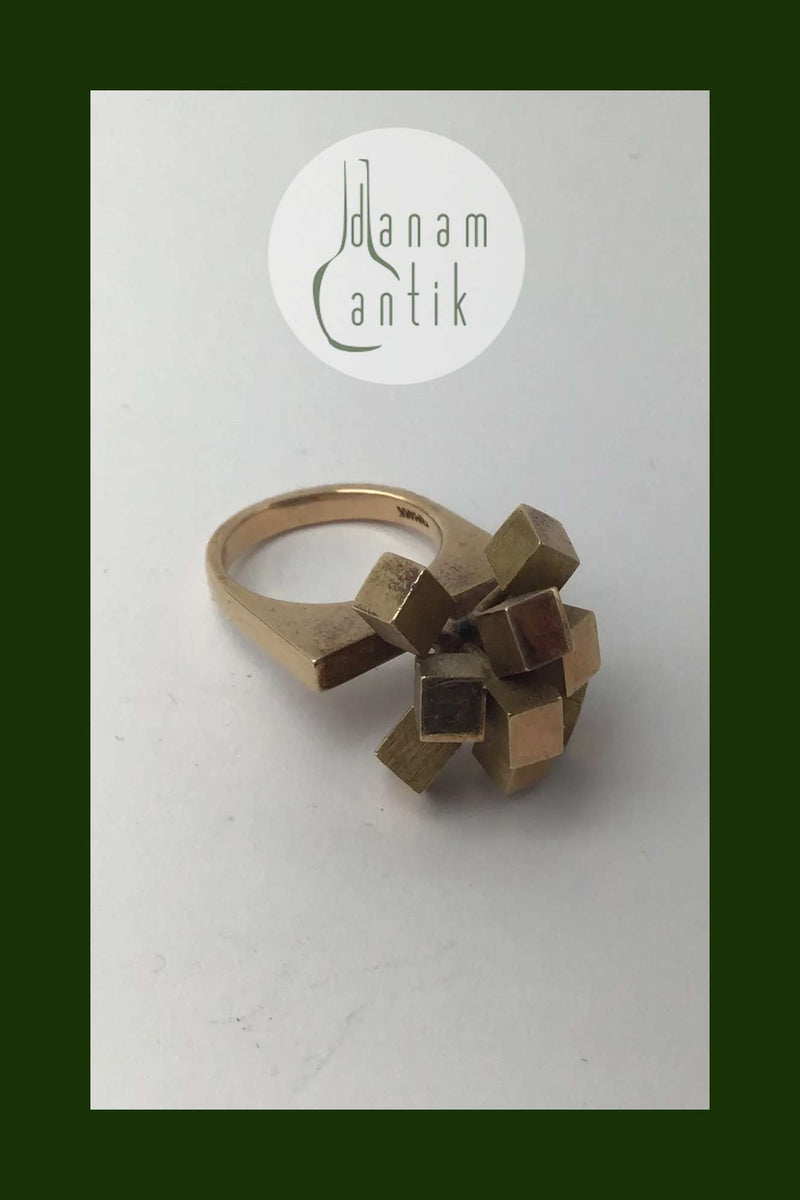 Hans Hansen 14 Kt Guld Ring Moderne