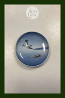 Lyngby Porcelænsskål med Fugl over havet No. 123-3-6