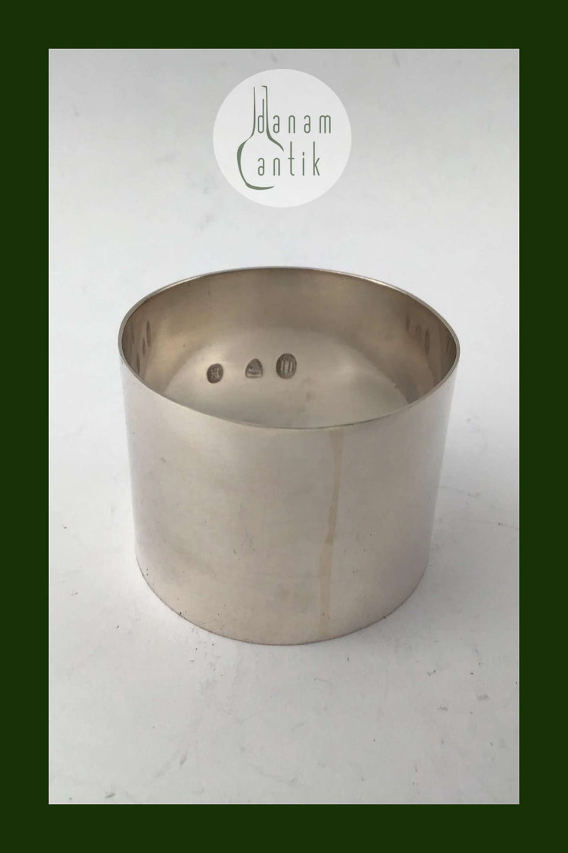 Dansk Arbejde Sølv Fransk Lilje Servietring (1920)