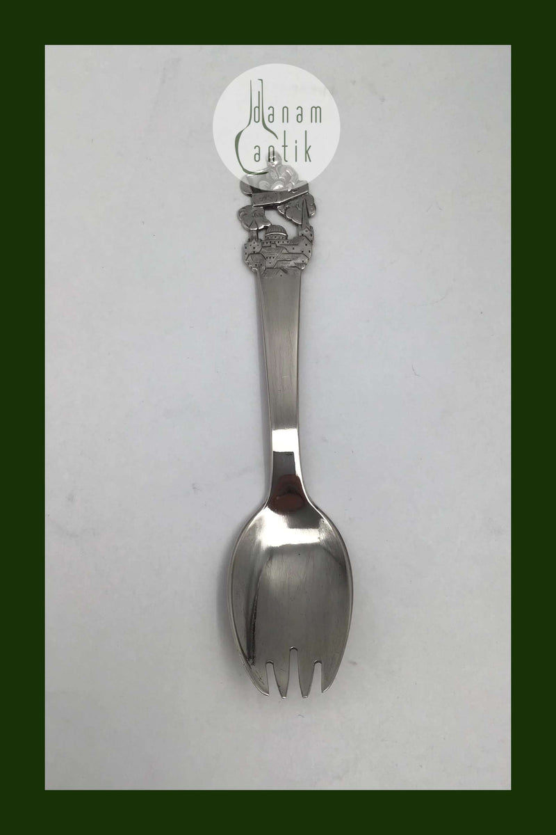 Horsens Sølv H.C. Andersen Eventyr Bestik Skaffel Den Flyvende Kuffert