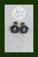 Georg Jensen Sterling Sølv Øreclips Årssmykke 2002