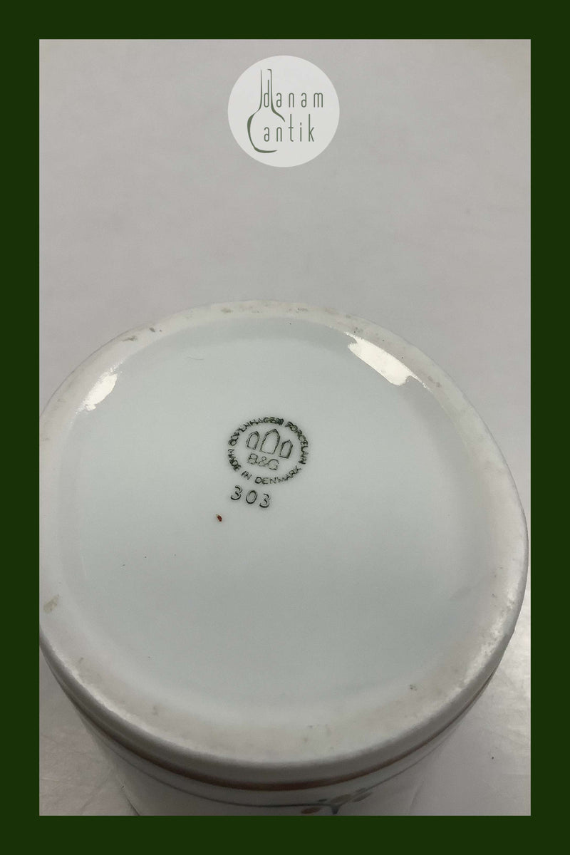 Bing og Grøndahl Tivoli Sukkerskål Med låg No. 302