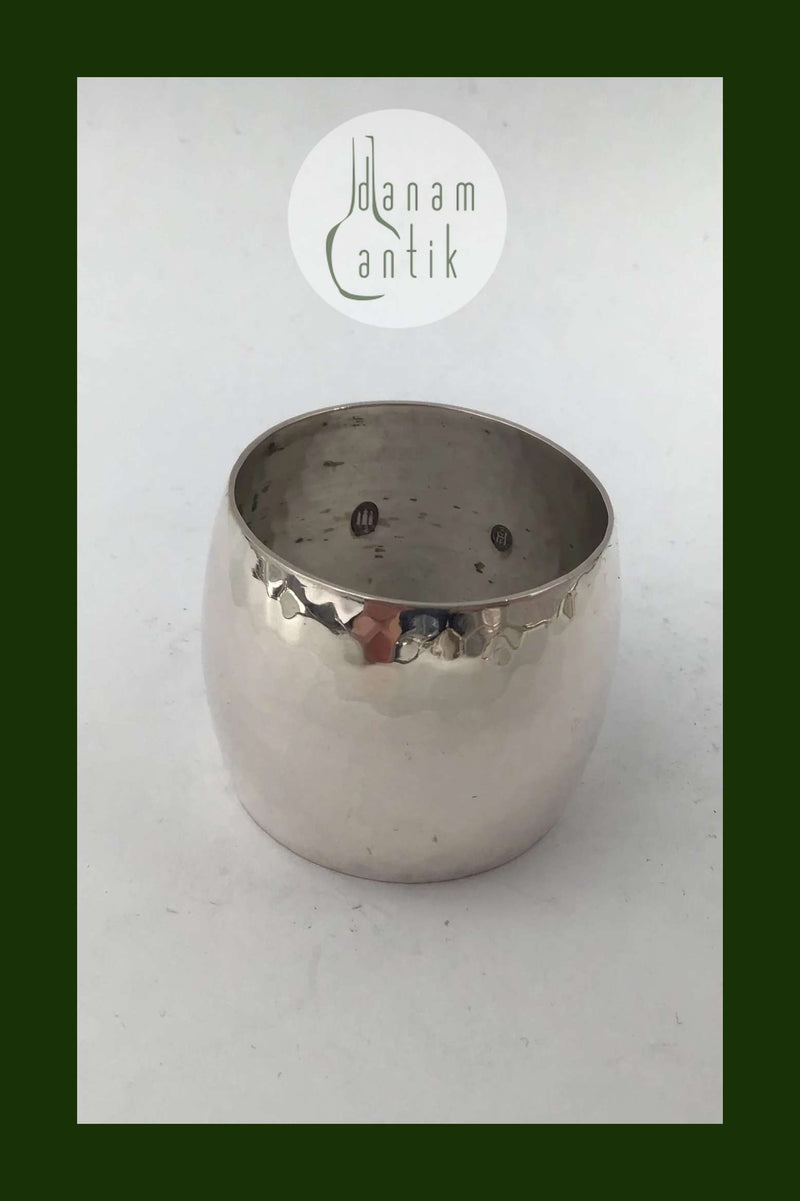 Dansk Sølv Hammerslået Servietring