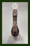 Holmegaard Duckling / Næb-Vase med mørkelilla guirlander