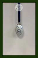 Royal Copenhagen Musselmalet Riflet Påskeæg - Cirkel 2005