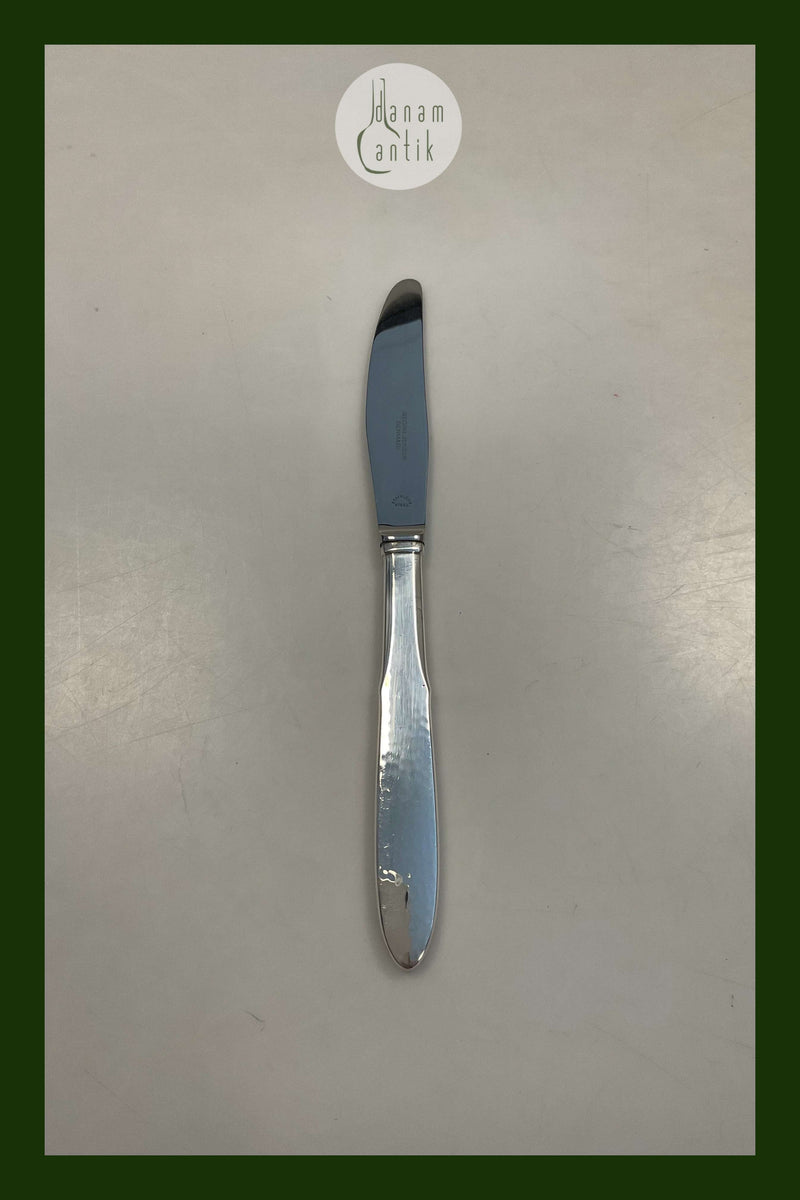 Georg Jensen Sølvplet Mermaid Spisekniv med langt skaft