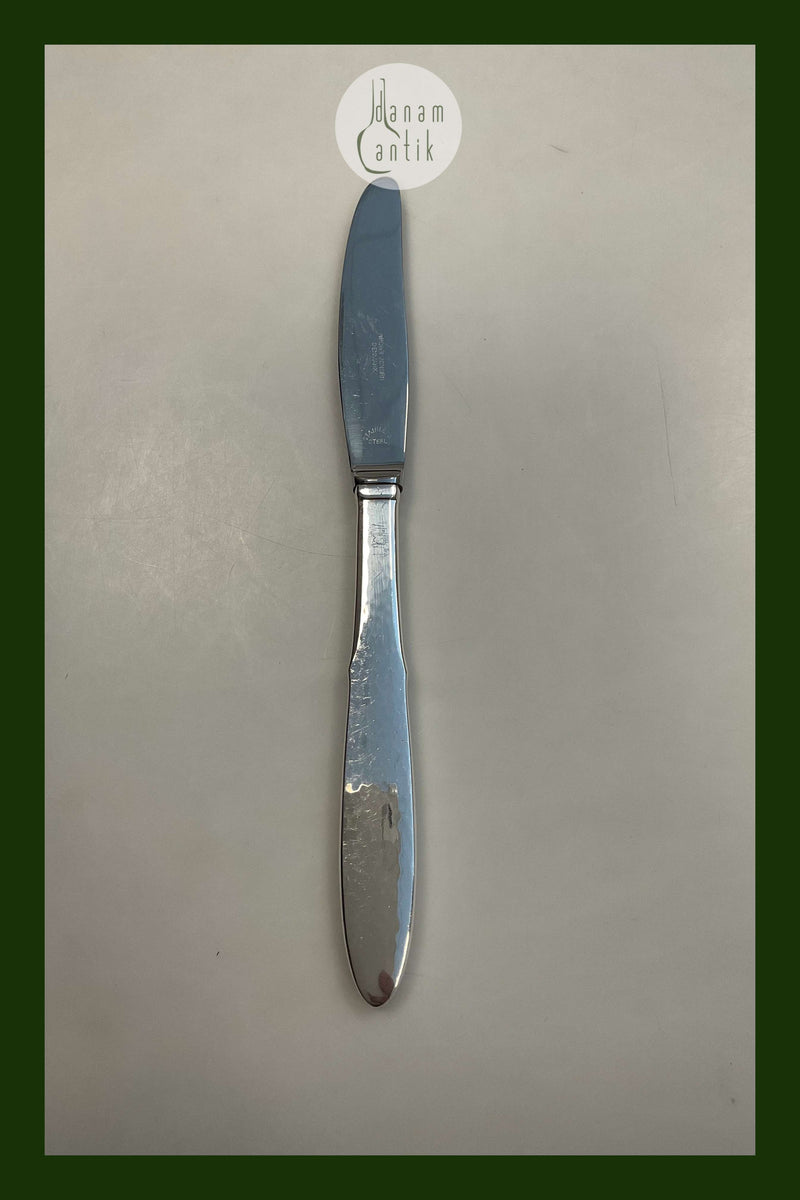 Georg Jensen Sølvplet Mermaid Frokostkniv langt skaft