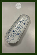 Royal Copenhagen Musselmalet Riflet aflangt Fad No. 297