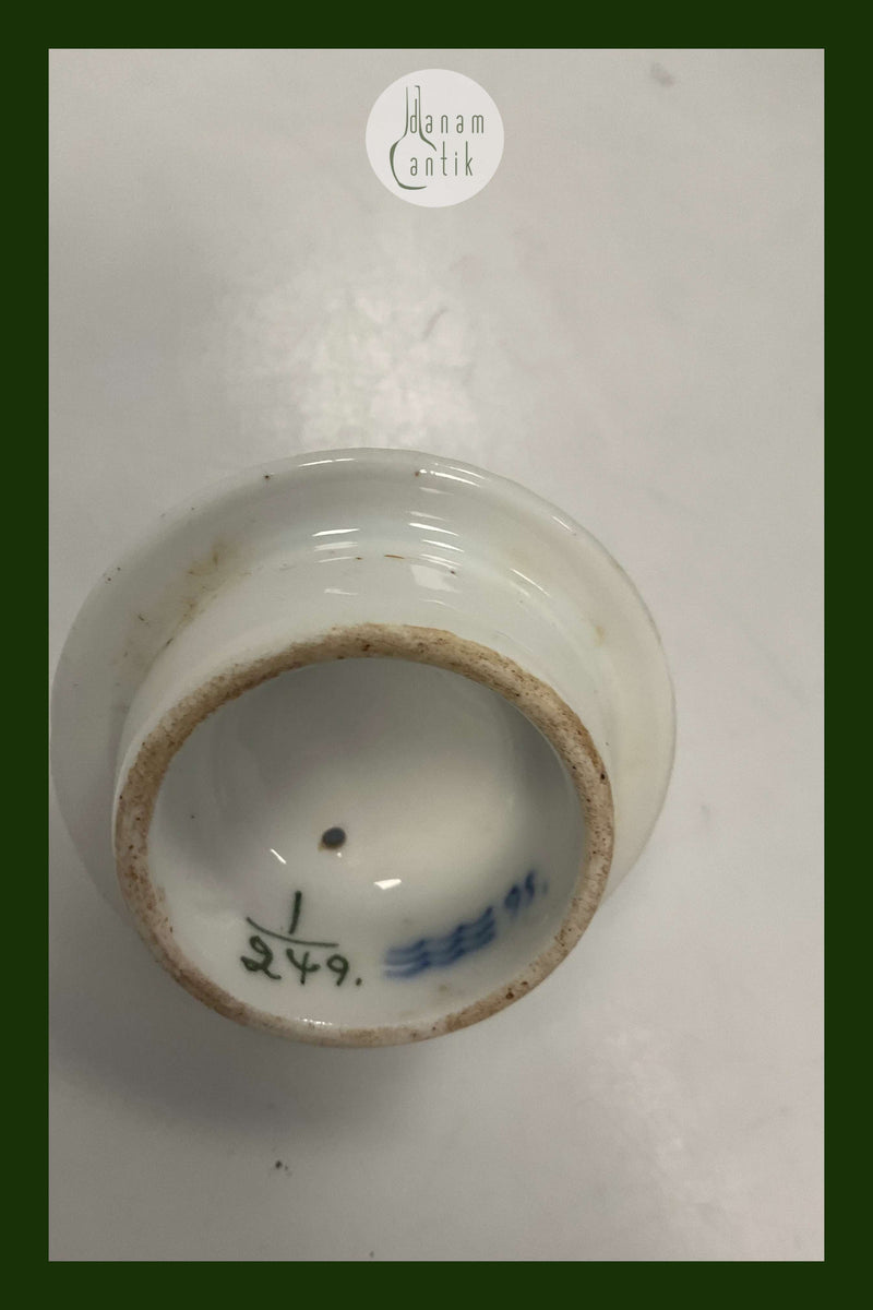 Royal Copenhagen Musselmalet Riflet Låg til Lille Thekande No. 249